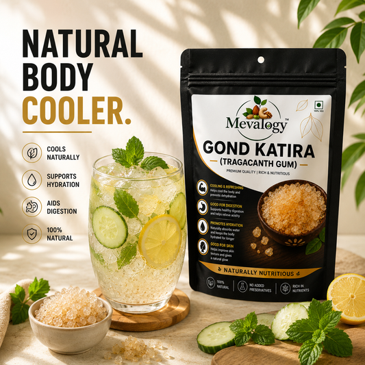 Mevalogy Gond Katira (Tragacanth Gum) Seeds | Natural Edible Gum for Traditional Drinks, Desserts & Summer Recipes