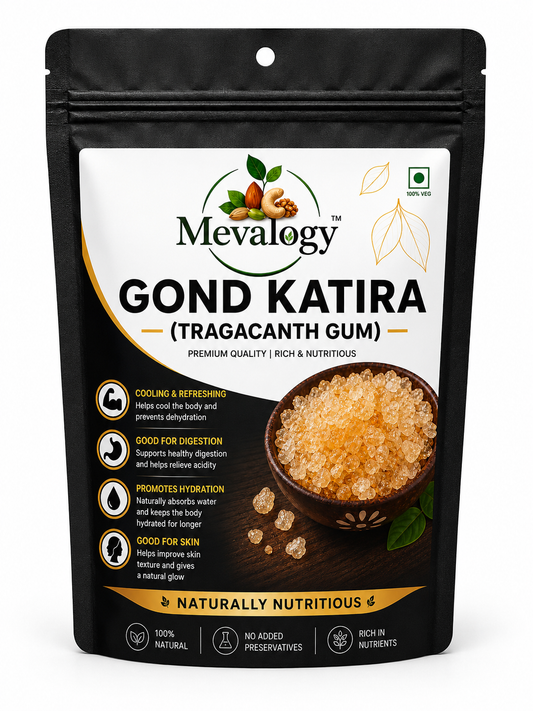 Mevalogy Gond Katira (Tragacanth Gum) Seeds | Natural Edible Gum for Traditional Drinks, Desserts & Summer Recipes